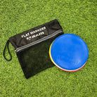 Ram Rugby flat marker cones set of 20 in yellow, red, white, and blue non-slip rubber for rugby training drills