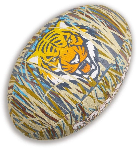 Ram Rugby Tiger Design Squad Trainer Ball Durable Practice Ball