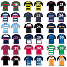 Ram Rugby Challenger Sublimated rugby shirt in mid-stretch diamond knit fabric showcasing durable, contoured fit design.