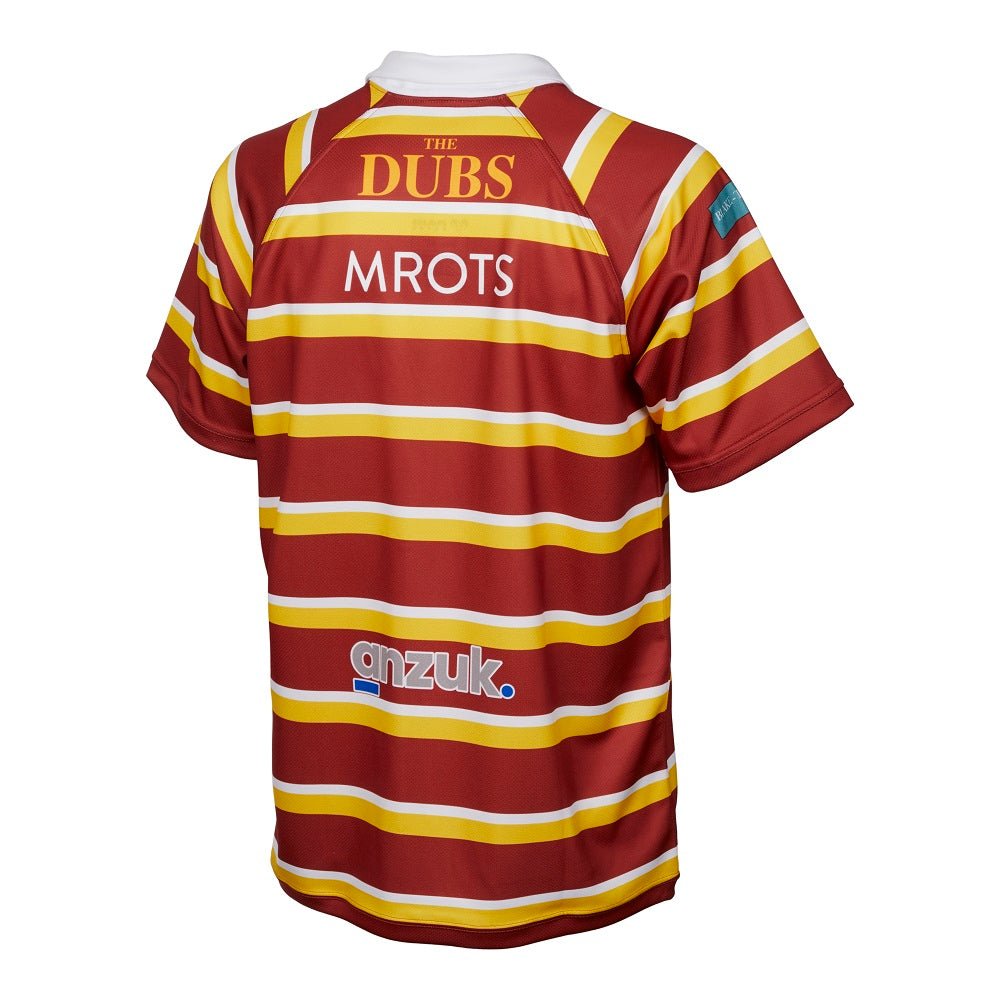 Ram Rugby Challenger Sublimated mid-stretch rugby shirt in durable 280gsm diamond knit with contoured semi-fit cut