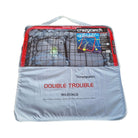 Crazy Catch Wildchild Classic 2.0 rebound net with double-sided mesh on grass, ideal for hand-eye coordination training.