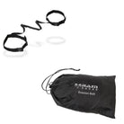 Ram Rugby Evasion Belt in black with Velcro fastening designed for fitness training and one-on-one marking drills