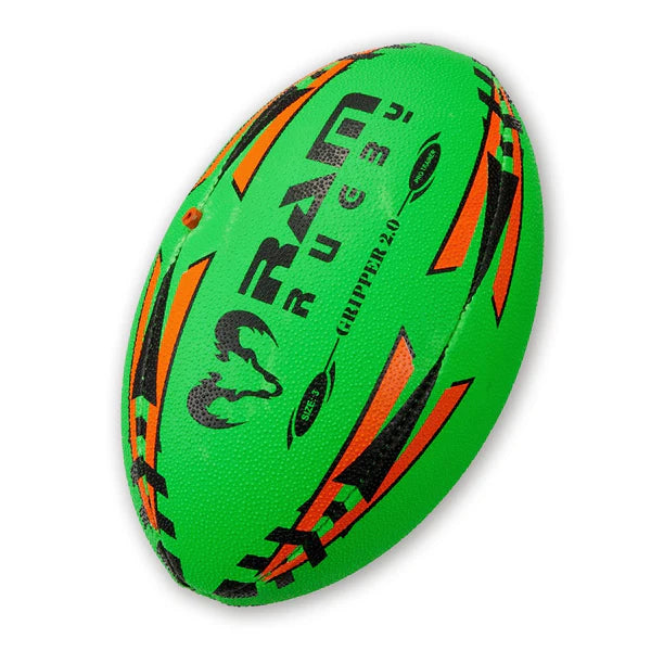 Ram Rugby Gripper 2.0 Neon Pro Trainer Training Ball for Juniors