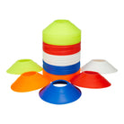 Ram Rugby Premium Mini Marker Cones set of 50 in vibrant colors, flexible weatherproof plastic for agility training.